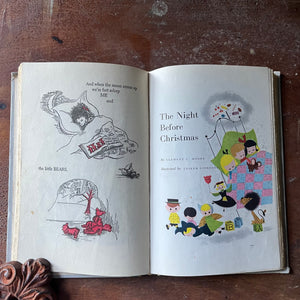 vintage children's book, children's book club book - Best in Children's Books 1957 Volume 4 - view of the illustrations