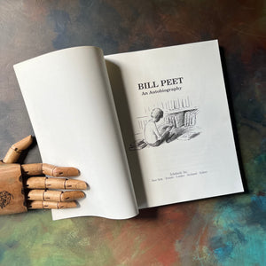 Bill Peet An Autobiography-vintage history book for kids-Caldecott Honor Book-vintage biography-Disney Illustrator-view of the title page