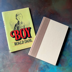 Boy by Roald Dahl-autobiography-vintage children's non-fiction book-view of the front cover