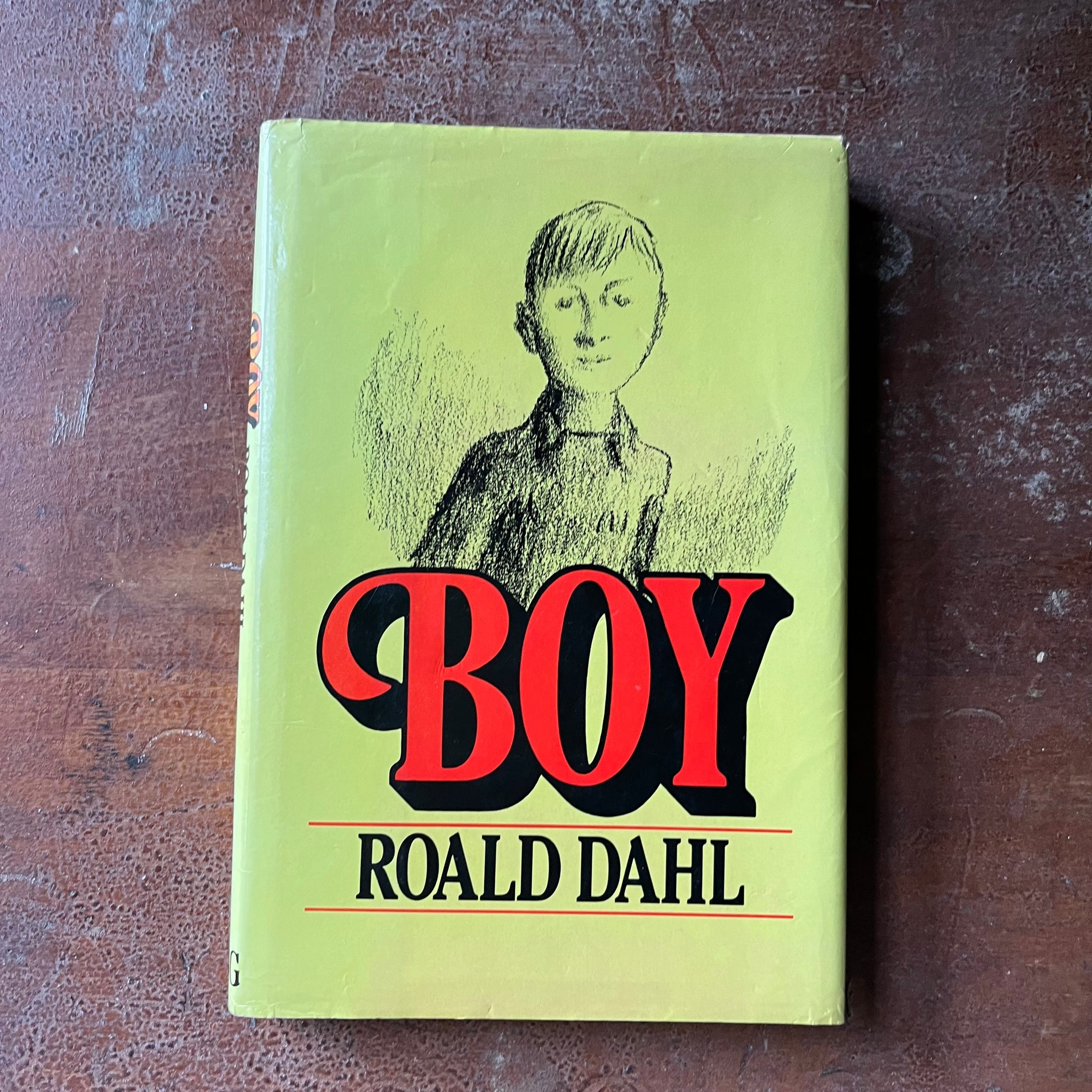 Boy An Autobiography Written by Roald Dahl - Log Cabin Vintage