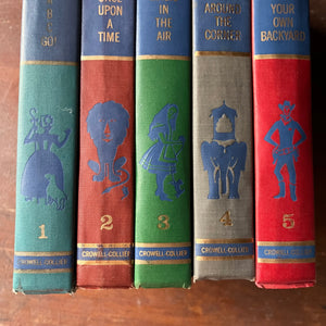 Collier's Junior Classics Young Folks Shelf of Books - 1962 First Printing - Complete 10 Volume Set