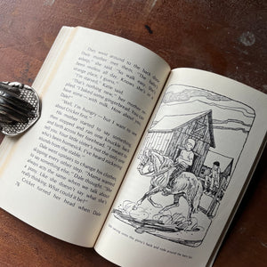 vintage children's chapter book, vintage horse story for children - Cricket written by Dorothy Hamilton with illustrations by Paul Van Demark - view of the illustrations