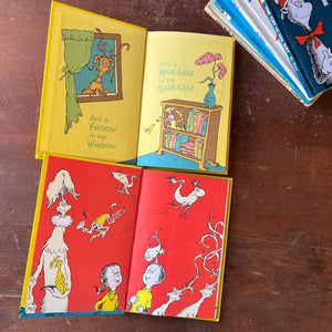 Dr. Seuss & Theo. LeSieg Book Set  Bright & Early Books for Beginning Beginners-vintage children's picture books-view of the inside covers