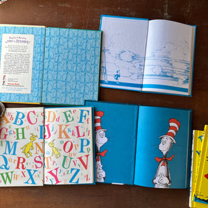 Dr. Seuss & Theo. LeSieg Book Set  Bright & Early Books for Beginning Beginners-vintage children's picture books-view of the inside covers