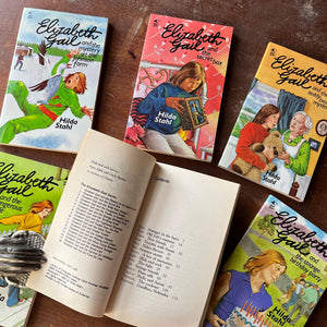 Elizabeth Gail Book Set written by Hilda Stahl-First 6 Volumes-vintage children's chapter books-view of the copyright information page