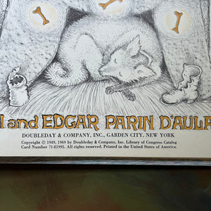 Foxie by Ingri and Edgar Parin D'Aulaire-1969 First Edition-Foxie the Singing Dog-vintage children's picture book-view of the copyright information