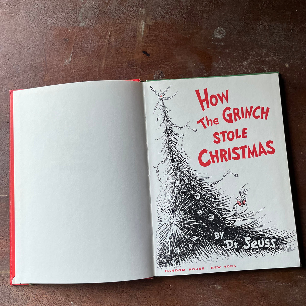 How The Grinch Stole Christmas By Dr. Seuss - 1957 Edition - Log Cabin ...