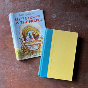 vintage children's chapter book - Little House on the Prairie written by Laura Ingalls Wilder with illustrations by Garth Williams - view of the front cover