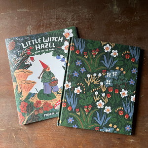 children's picture book, modern fairy tale - Little Witch Hazel A Year in the Forest story and illustrations by Phoebe Wahl - view of the front cover