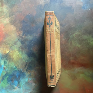 Longfellow's Political Works-The Poems of Henry Wadsworth Longfellow-antique poetry book-1891-view of the spine also decorative