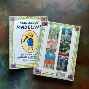 Mad About Madeline by Ludwig Bemelmans-The Complete Tales-vintage children's stories-view of the back cover