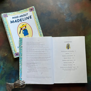 Mad About Madeline by Ludwig Bemelmans-The Complete Tales-vintage children's stories-view of the copyright & contents pages