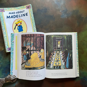 Mad About Madeline by Ludwig Bemelmans-The Complete Tales-vintage children's stories-view of the full-color illustations
