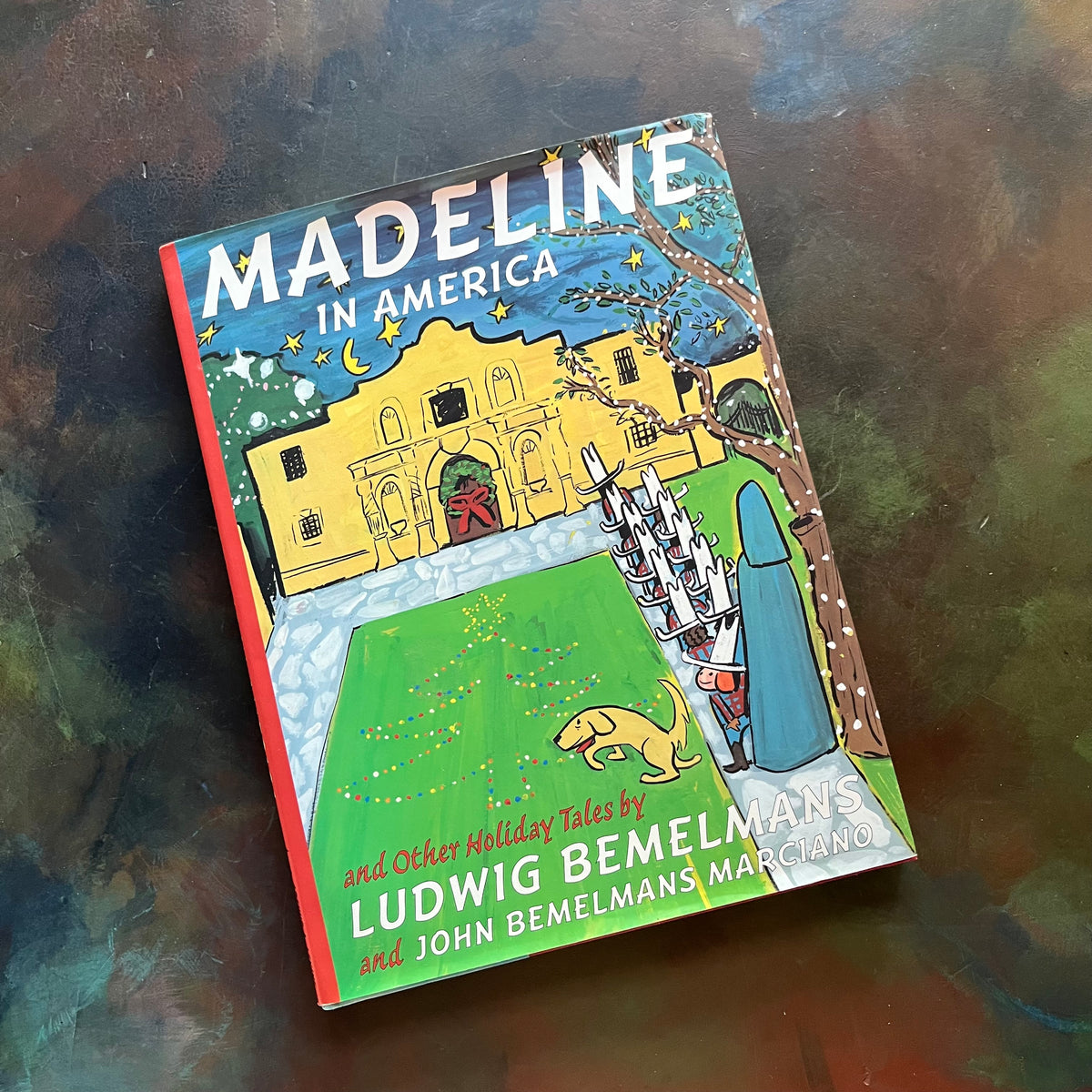 Madeline in America & Other Holiday Tales-Ludwig Bemelmans-John Bemelmans Marciano-children's short stories-children's picture book-view of the dust jacket's front cover