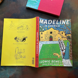 Madeline in America & Other Holiday Tales-Ludwig Bemelmans-John Bemelmans Marciano-children's short stories-children's picture book-view of the outside of the dust jacket