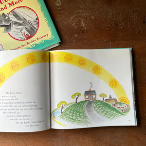 vintage children's picture books, Caldecott Winner - Mike Mulligan and More A Virginia Lee Burton Treasury written and illustrated by Virginia Lee Burton- view of an illustration from The Little House