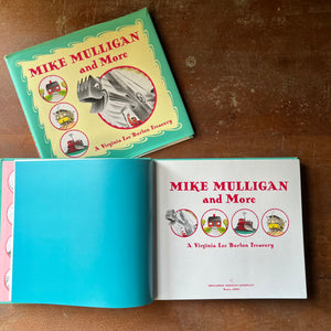 vintage children's picture books, Caldecott Winner - Mike Mulligan and More A Virginia Lee Burton Treasury written and illustrated by Virginia Lee Burton- view of the title page