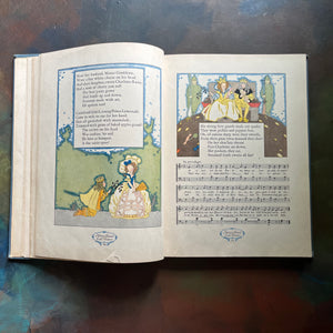 My Travelship Book-Nursery Friends from France by Olive Beaupre Miller-Illustrated by Maud & Miska Petersham-vintage children's nursery rhymes, poems & songs-view of the illustrations, songs & poems
