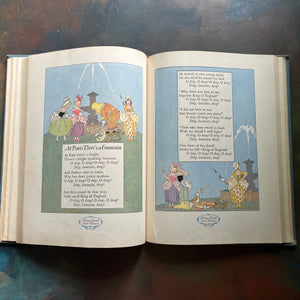 My Travelship Book-Nursery Friends from France by Olive Beaupre Miller-Illustrated by Maud & Miska Petersham-vintage children's nursery rhymes, poems & songs-view of the illustrations