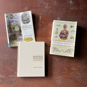 Pair of Books about Beatrix Potter-Beatrix Potter A Life in Nature and Beatrix Potter's Gardening Life-gift books-biography-view of the front covers