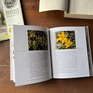 Pair of Books about Beatrix Potter-Beatrix Potter A Life in Nature and Beatrix Potter's Gardening Life-gift books-biography-view of the photographs inside of the gardening life book