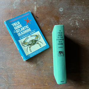 vintage nature guide, Peterson Field Guide-Field Guide to the Atlantic Seashore - view of the spine