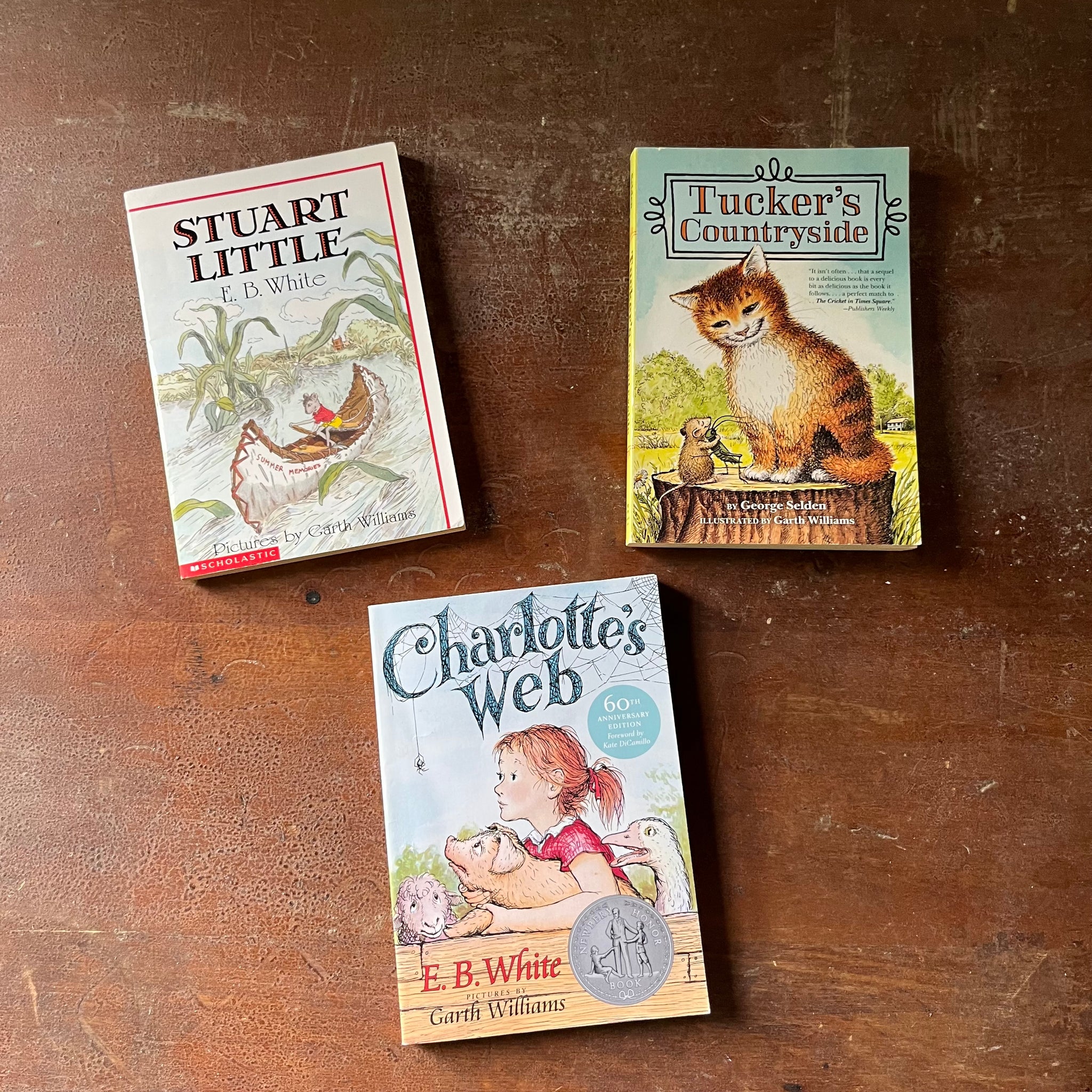 Set of Three Chapter Books Illustrated by Garth Williams - Tucker's Co ...