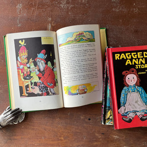 Set of Three Raggedy Ann Books by Johhny Gruelle-Raggedy Ann Stories, Raggedy Ann & Andy & the Camel with the Wrinkled Knees & Raggedy Ann and the Wonderful Witch-view of the illustrations in The Camel with the Wrinkled Knees