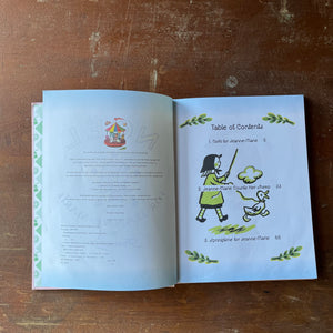 The Adventures of Jeanne-Marie by Francoise Seignobosc-1999 Edition-children's picture book-view of the copyright and table of contents pages