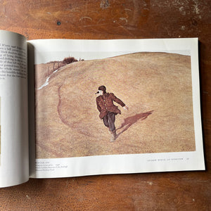 vintage art book, Andrew Wyth Art - The Art of Andrew Wyeth Published for the Fine Arts Museum of San Fransisco 1973 - view of the paintings shared in the book