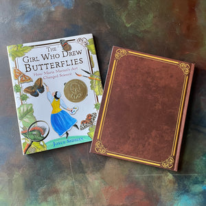 The Girl Who Drew Butterflies-How Maria Merian's Art Changed Science-written by Joyce Sidman with illustrations by Maria Merian-a Robert F. Sibert Medal Winner-living science children's book-view of the back cover