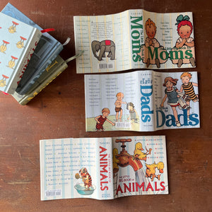 The Little Big Book of Moms, Dads, Animals-Welcome Books-First Edition Gift Books-view of the outsides of the dust jackets