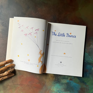 Antoine De Saint-Exupery's The Little Prince-classic children's literature-view of the title page