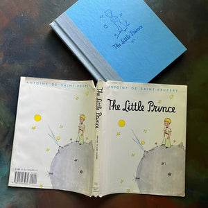 The Little Prince written & illustrated by Antoine de Saint-Exupery-vintage children's french chapter book-view of the dust jackets covers