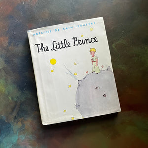 The Little Prince written & illustrated by Antoine de Saint-Exupery-vintage children's French chapter book-view of the dust jacket's front cover