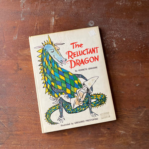 The Reluctant Dragon Written by Kenneth Grahame-Illustrations by Gregorio Prestopino-1968 children's picture book-view of the dust jacket's front cover