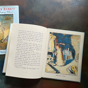 The Velveteen Rabbit written by Margery Williams-illustrated by William Nicholson-vintage children's picture book-view of the color illustrations