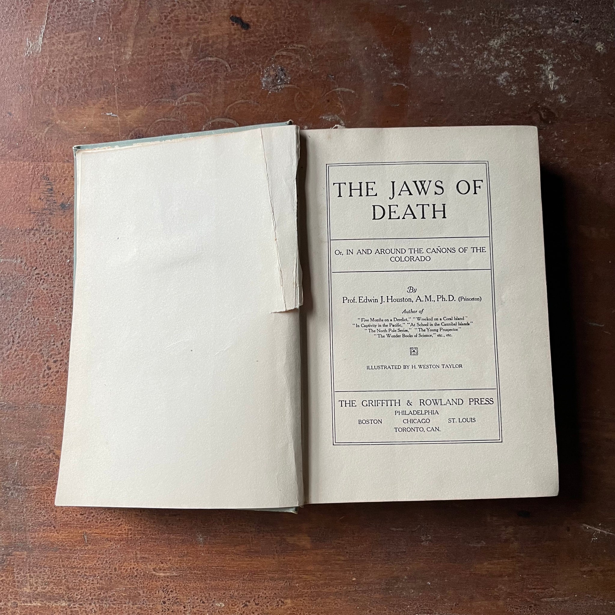 The Young Mineralogist The Jaws of Death by Edwin J. Houston - 1911 Ed ...