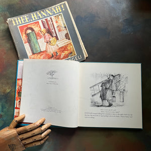 Thee, Hannah! written and illustrated by Marguerite de Angeli-antique children's book-local Philadelphia, PA history-view of the copyright