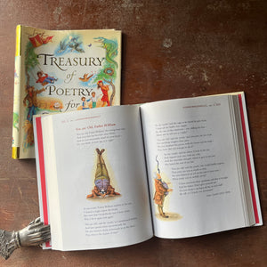 vintage children's poetry, children's anthology of Poetry - Treasury of Poetry for Children Selected by Susie Gibbs with Foreword by Charles Causley and illustrations by Daz Wallis - view of the illustrations
