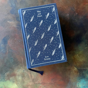 War and Peace written by Leo Tolstoy-2016 Penguins Classics Clothbound Edition-classic literature-view of the front cover