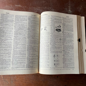 Webster's New Twentieth Century Unabridged Dictionary-1968 Edition-vintage dictionary-view of the black and white illustrations found within the pages