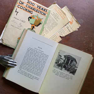 Log Cabin Vintage - vintage non-fiction, vintage cookbook, vintage Charleston, South Carolina, vintage history - 200 Years of Charleston Cooking - 1934 Edition - Inside Content