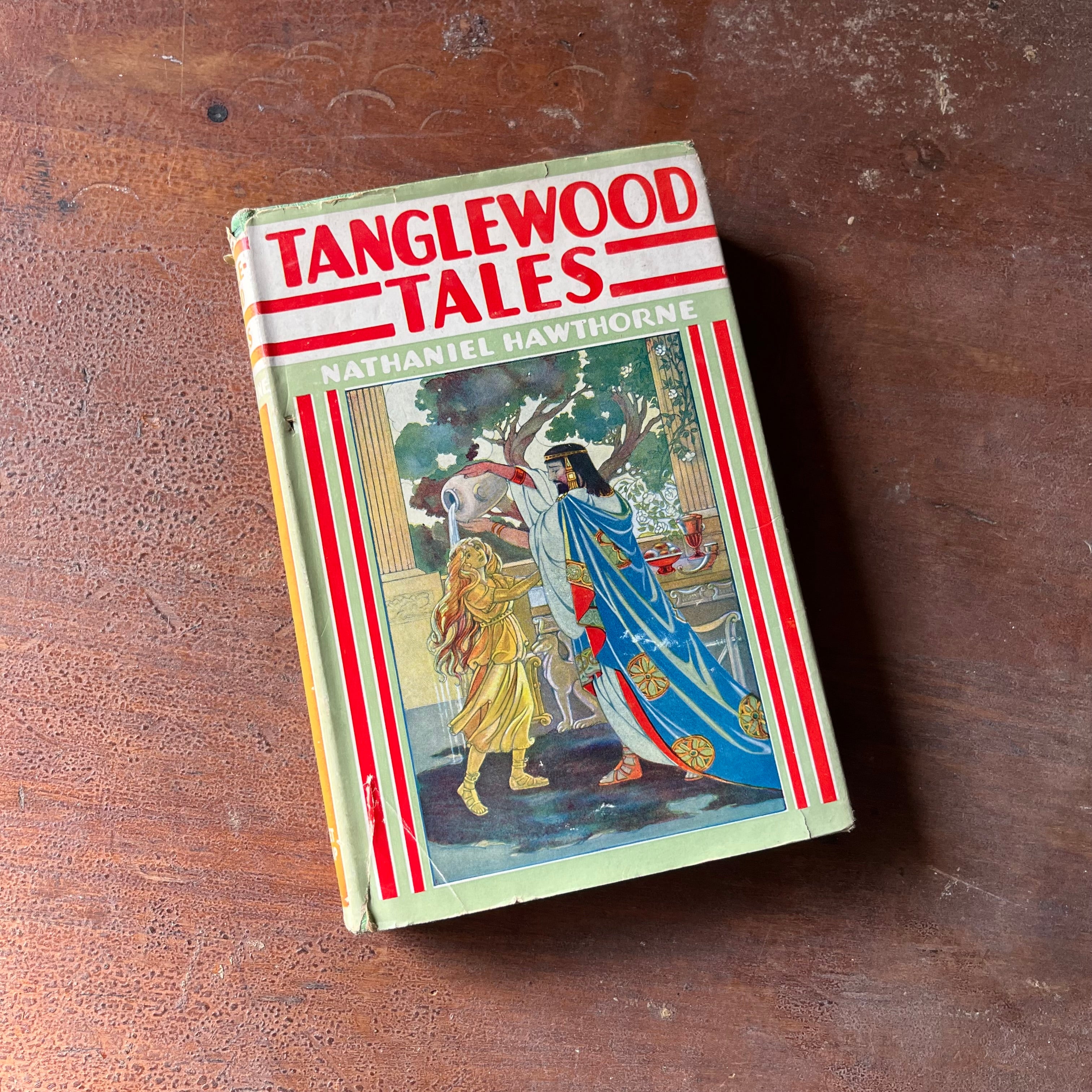 A Wonder Book and Tanglewood Tales by Nathaniel Hawthorne - view of the dust jacket's front cover