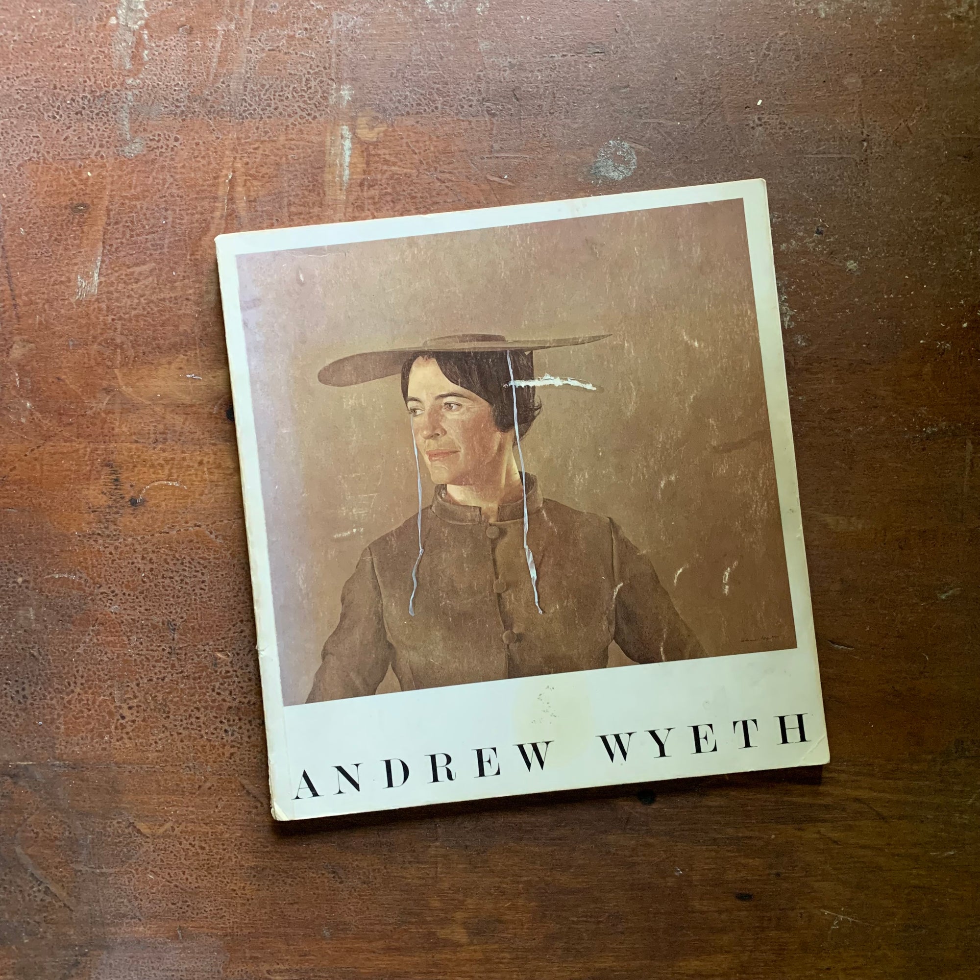 Log Cabin Vintage - art history book, art book, vintage art book - Andrew Wyeth Exhibition Pennsylvania Acadamy of the Fine Arts - 1966 Book