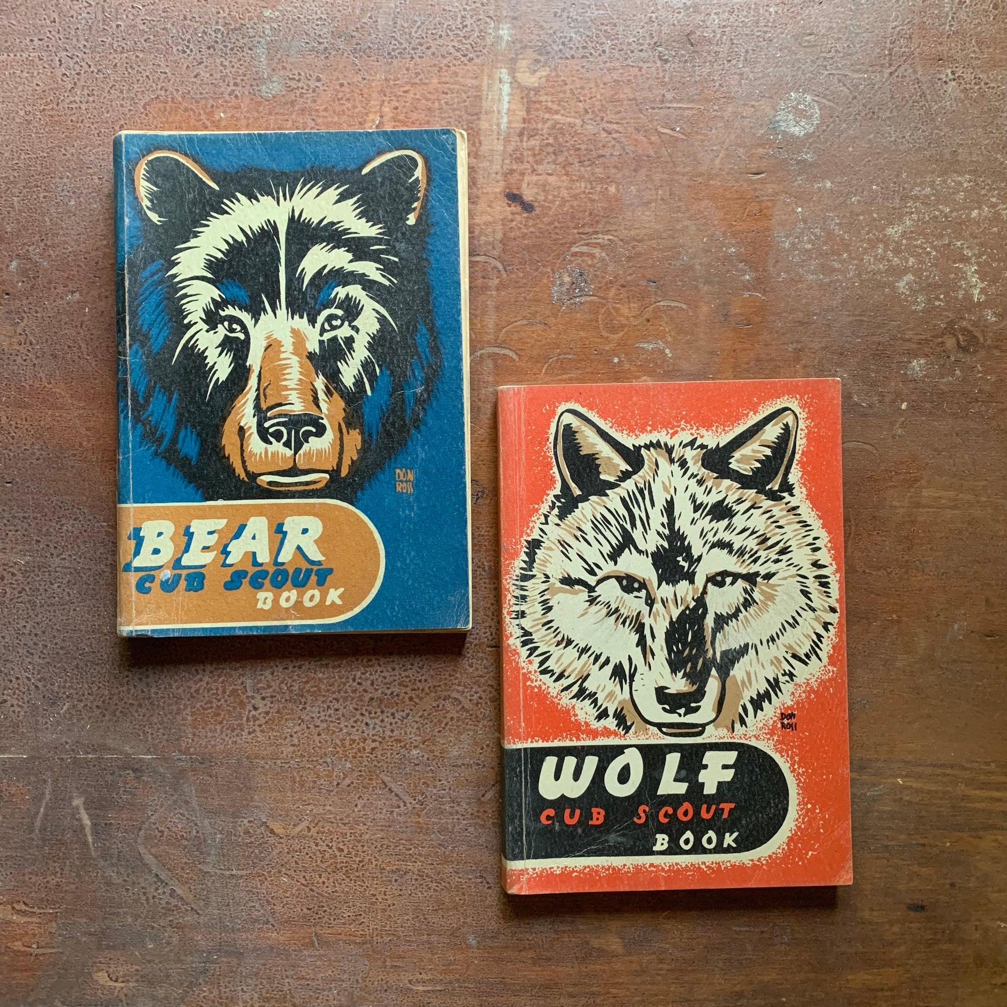 Bear Cub Scout & Wolf Cub Scout Books - covers