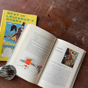 Log Cabin Vintage – vintage children’s book, vintage fiction, vintage non-fiction, Doubleday Book Clubs Best In Children’s Books Series - 1957 Volume #1 - view of the Title Page of Animal Children
