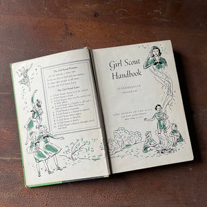 Girl Scout Handbook:  Intermediate Program 1954 Edition - view of the title page