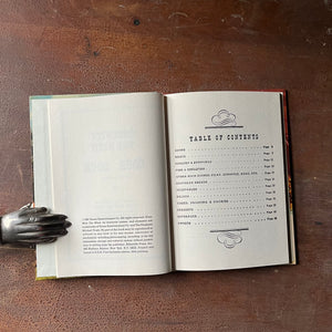 Gone with the Wind Cook Book Famous Southern Cooking Recipes - view of the table of contents and copyright pages