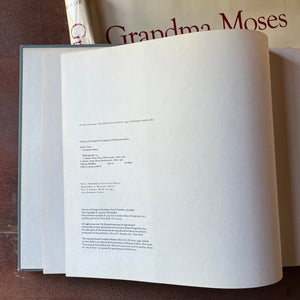 Grandma Moses Coffee Table Book by Otto Kallir with Dust Jacket - copyright page